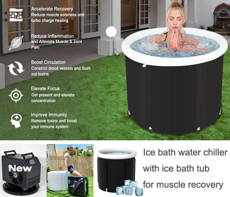 how cold should an ice bath be